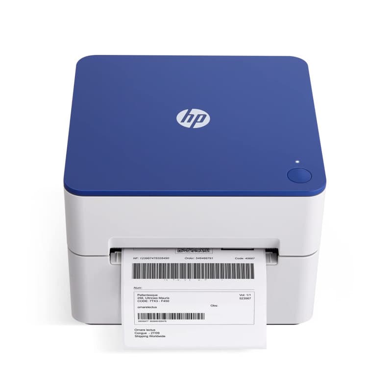 Imprimante d'Étiquettes Thermique HP 4x6 - Haute Vitesse pour Bureau et Maison