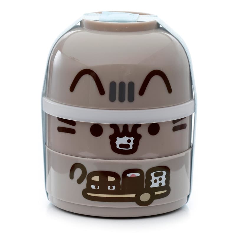 Boîte à Lunch Bento Ronde Pusheen - Compartimentée et Hermétique