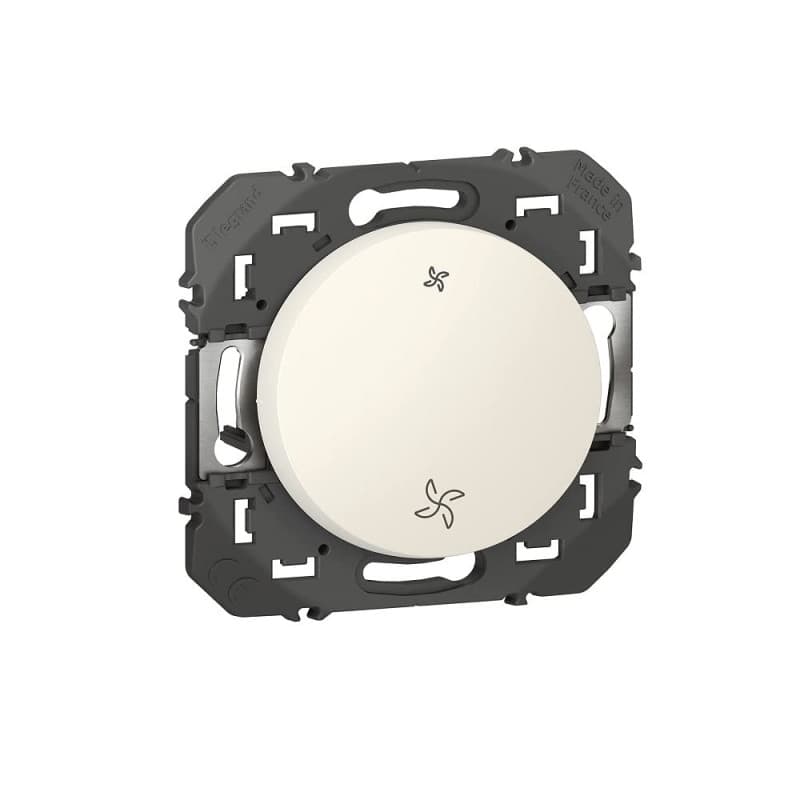 Interrupteur VMC Legrand Dooxie Blanc pour Ventilation Mécanique Centralisée