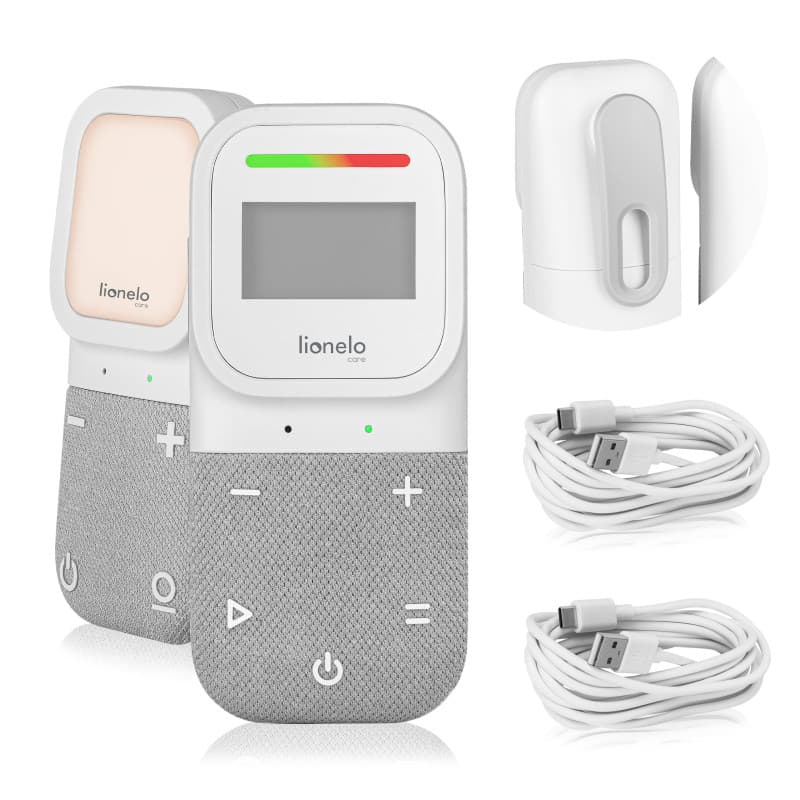 Babyphone Audio Lionelo Babyline 2.3 avec Veilleuse et Écran LCD