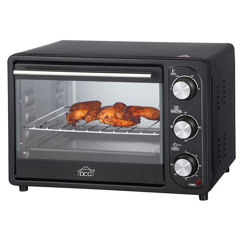 Four Électrique Multifonction DCG 20L avec Minuteur et Thermostat