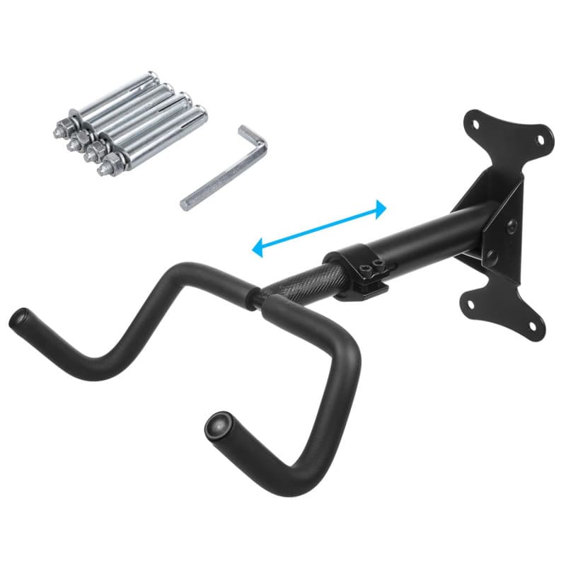 Support Mural pour Vélo Maclean MC-431 en Acier - Charge Max 30 kg