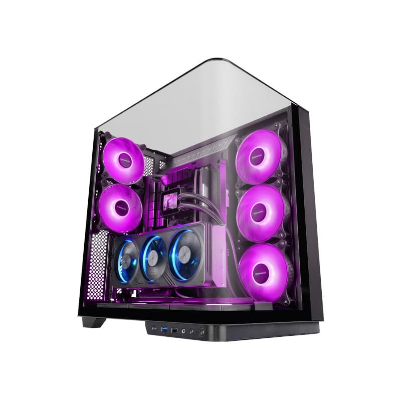 Boîtier Gaming Mars Gaming MC-INFINIO ATX avec Verre Trempé et Ventilateurs ARGB