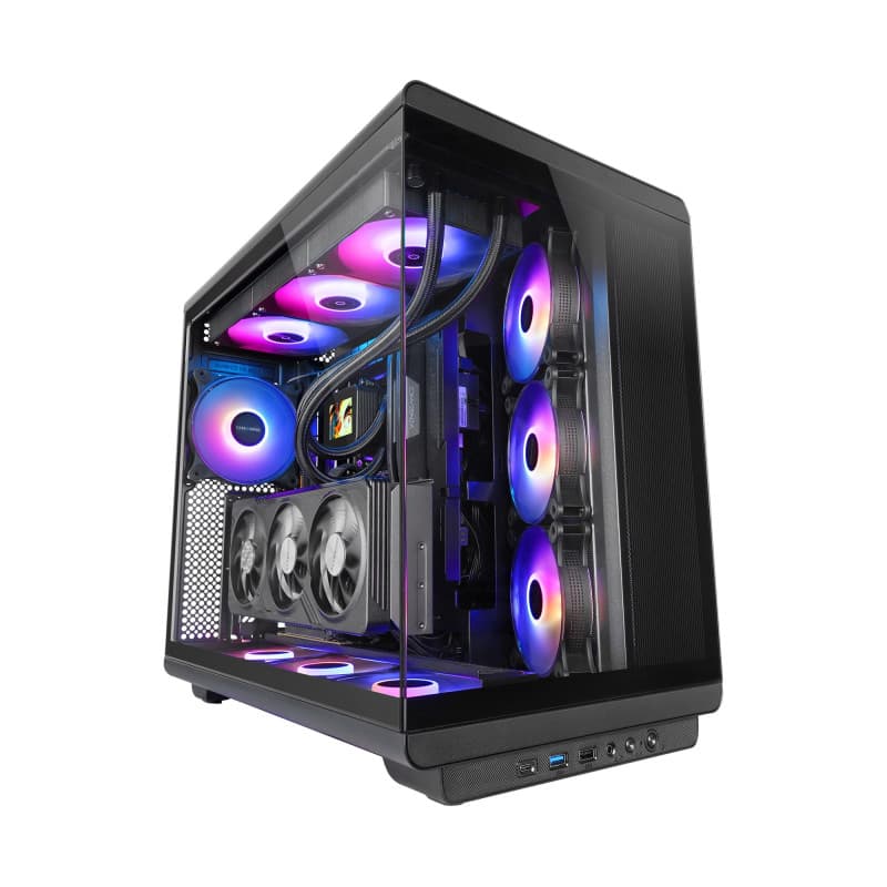 Boîtier Gaming Mars MC-REV ATX avec Verre Trempé et Ventilateurs ARGB