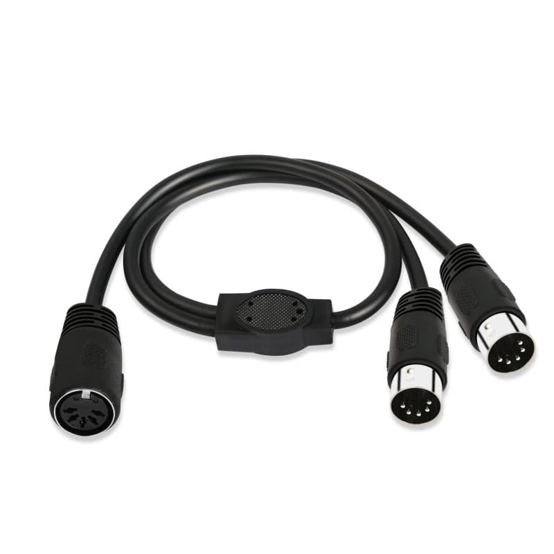 Câble Adaptateur MIDI Y GINTOOYUN 49,6 cm pour Mixeurs et Claviers