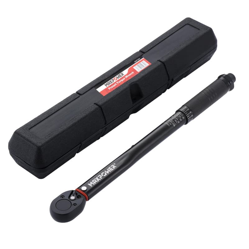 Clé Dynamométrique MaxPower 3/8" Oxyde Noir - Plage de Couple 7-112 Nm
