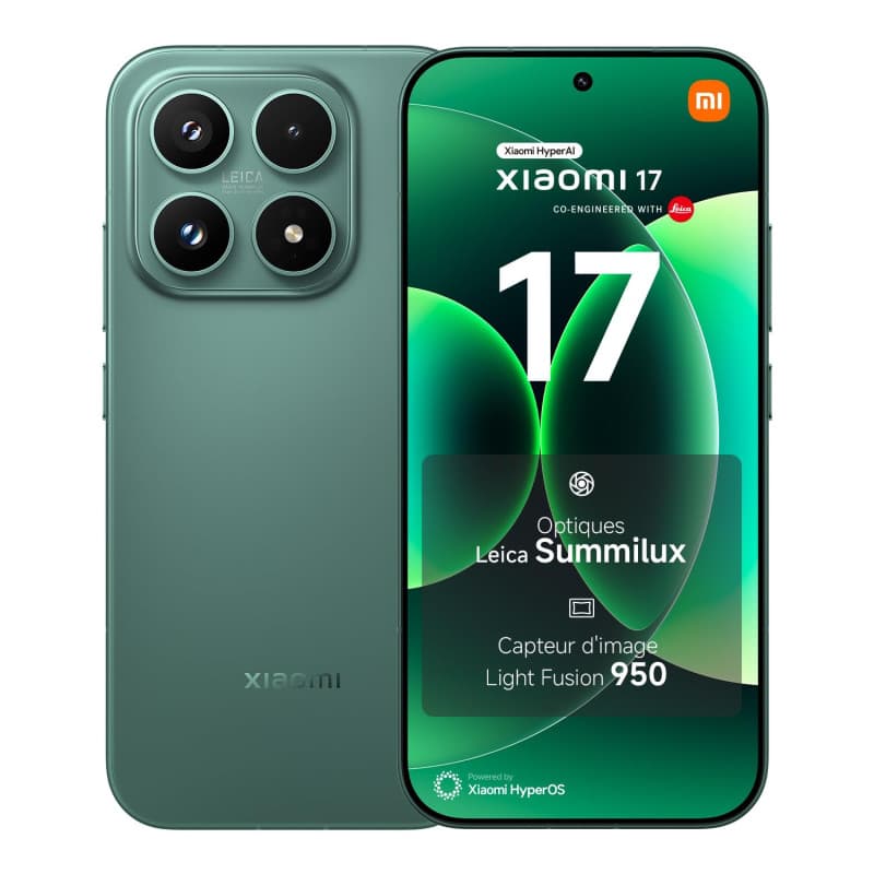 Xiaomi 17 Smartphone 12 Go RAM 256 Go Rose avec Optique Leica