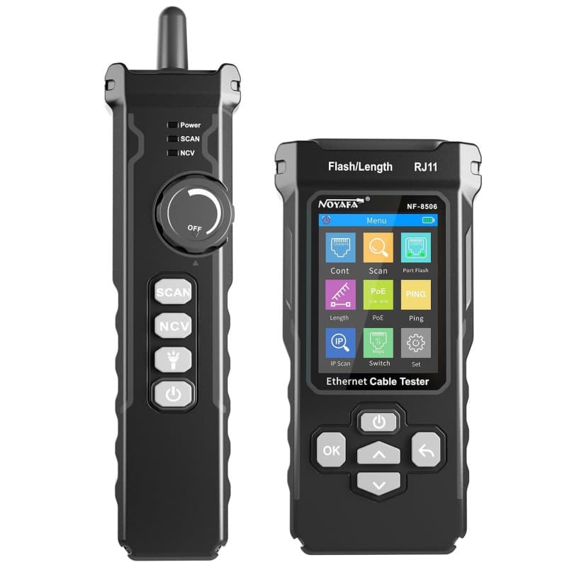 Testeur de Câbles Réseau NOYAFA NF-8506 avec Fonctionnalités Avancées