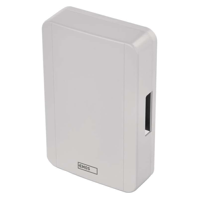 Sonnette de Porte Filaire EMOS - Design Élégant Blanc avec Mélodie Ding-Dong
