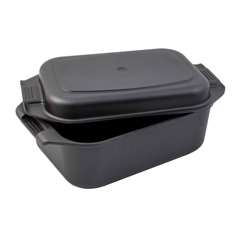 Cocotte Induction en Fonte d'Aluminium 2en1 avec Couvercle - 8,7L