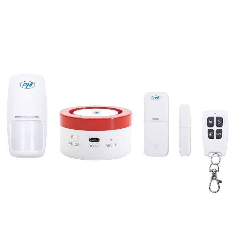 Système d'Alarme Sans Fil PNI Safe House PG600LR - Sécurité Domestique Intelligente