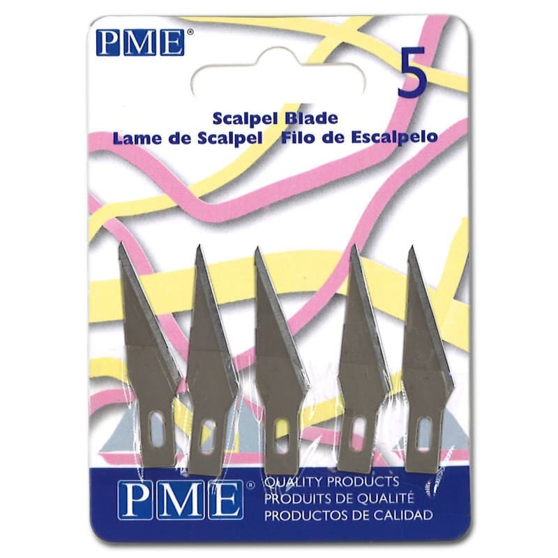 Lames Scalpel de Rechange PME pour Couteau à Sucre - Lot de 5