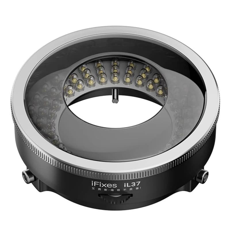 Lumière de Bague LED Polarisée Mulcort pour Microscope - Éclairage Anti-Reflet
