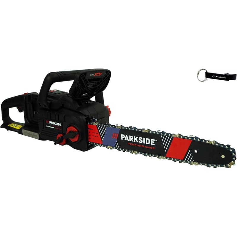 Tronçonneuse sans fil PARKSIDE PERFORMANCE® 40 V avec porte-clés HEADNMORE