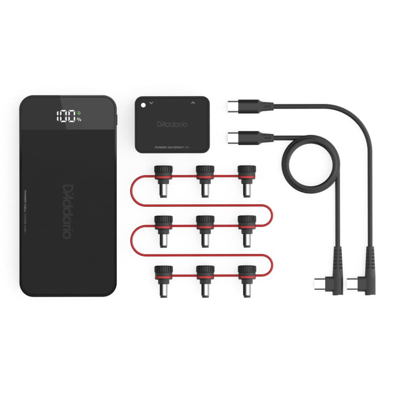 Kit d'Alimentation Portable D'Addario pour Pédales XPND