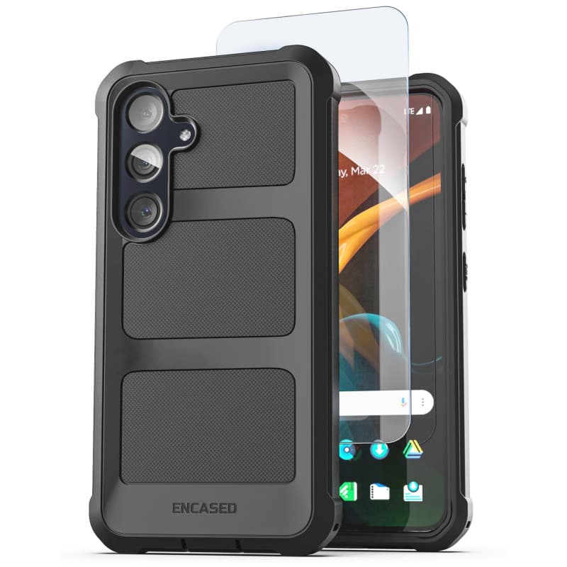 Coque de Protection Intégrale pour Samsung Galaxy A36 5G avec Écran Trempé - Noir