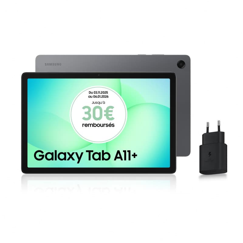 Samsung Galaxy Tab A11+ 5G - Tablette 11" 256Go avec Écran 90Hz et Dolby Atmos