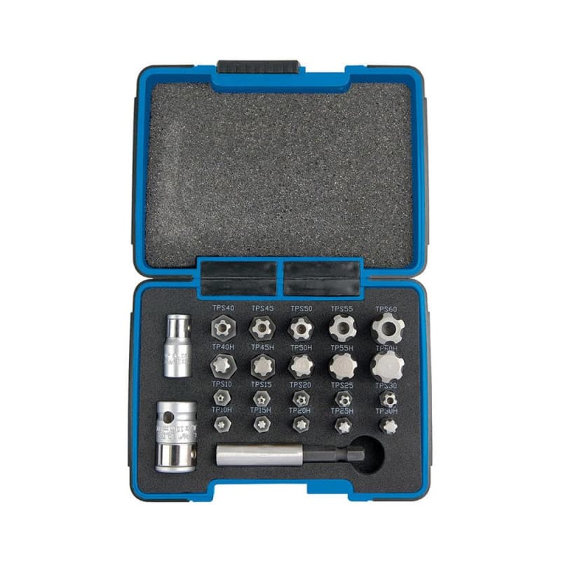 Jeu d'Embouts Draper Expert TX-STAR PLUS - 23 Pièces avec Porte-Embout