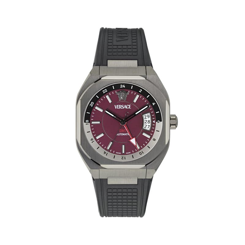 Montre Analogique Versace avec Aiguilles Lumineuses - Coffret Cadeau
