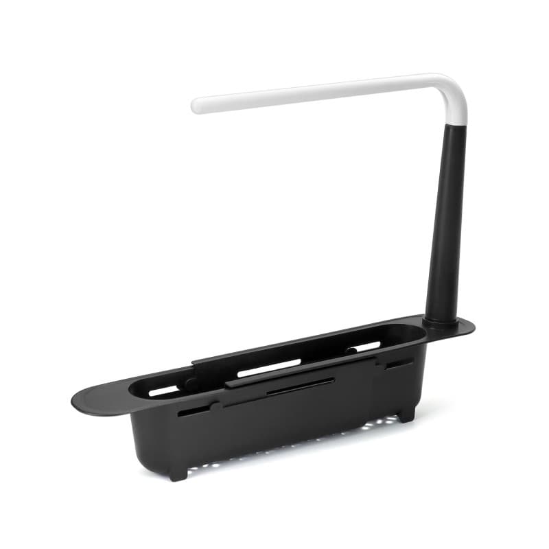 Organisateur d'Évier Télescopique QWORK - Rangement Pratique pour Cuisine