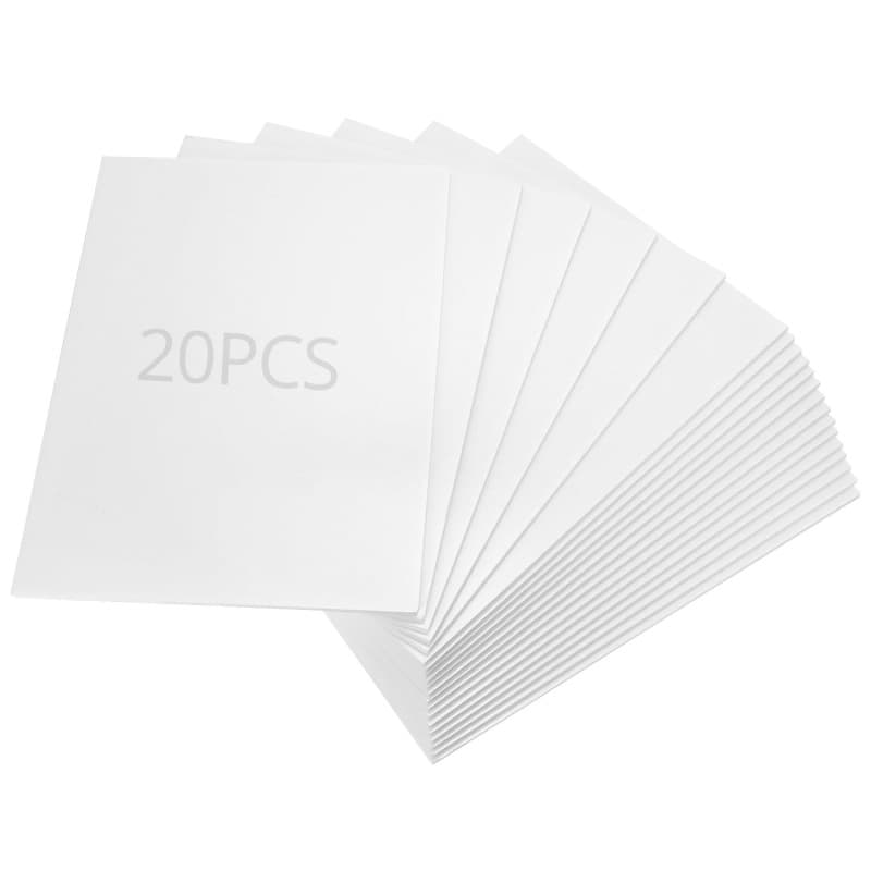 QWORK Pack de 20 Panneaux de Mousse A3 - Épaisseur 5 mm pour Peinture et Modélisme