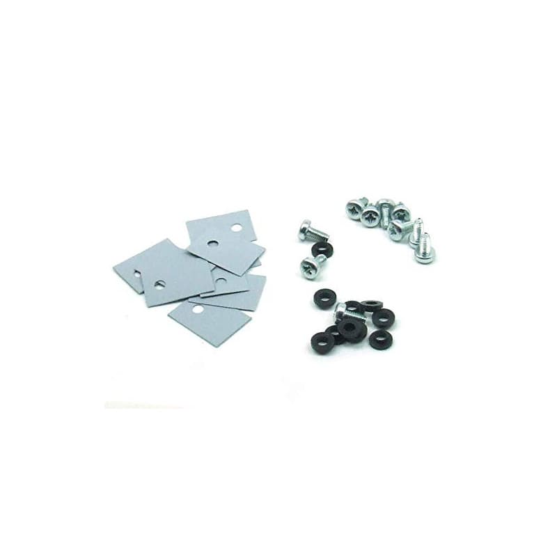 Set de 10 Dissipateurs Isolants pour Transistors TO220 - POPESQ