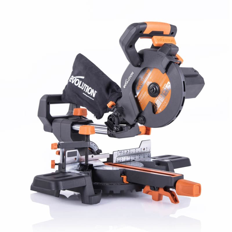 Scie à Onglets Coulissante Multi-Matériaux R185SMS+ avec Guide Laser