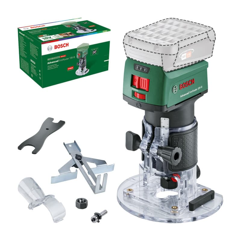 Affleureuse sans fil Bosch AdvancedTrimRouter 18V-8 - Puissante et Légère