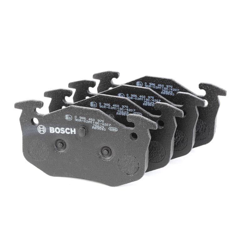 Plaquettes de Frein Arrière Bosch BP539 - Jeu de 4, Silencieuses et Durables