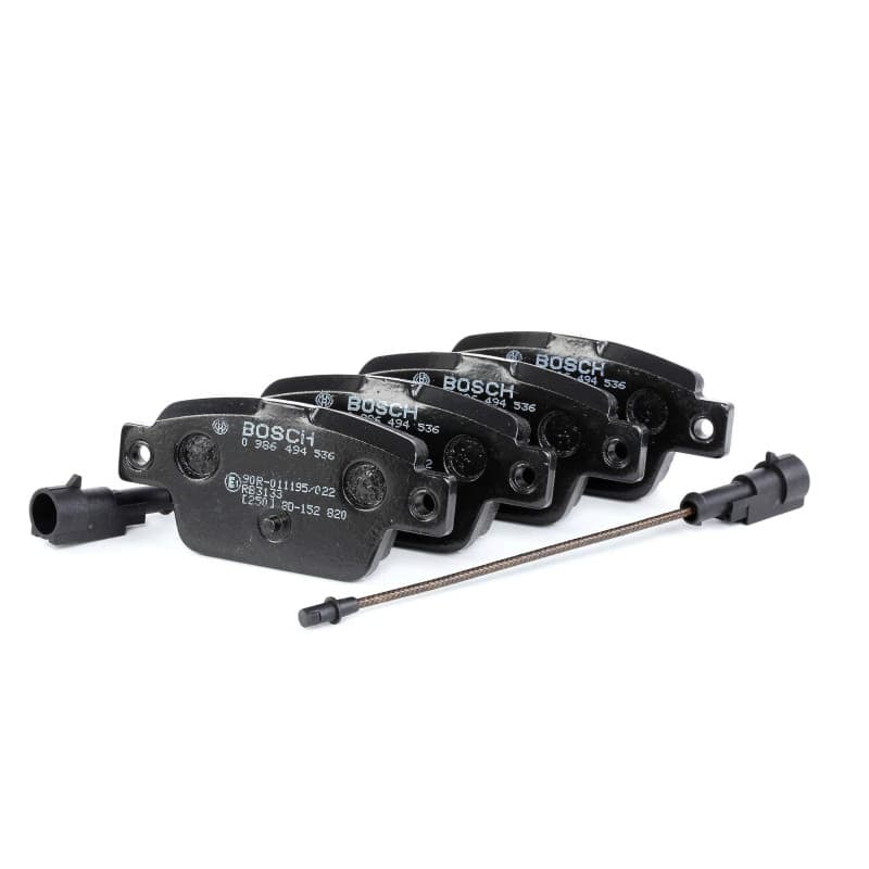 Plaquettes de Frein Arrière Bosch BP1457 - Jeu de 4 avec Accessoires