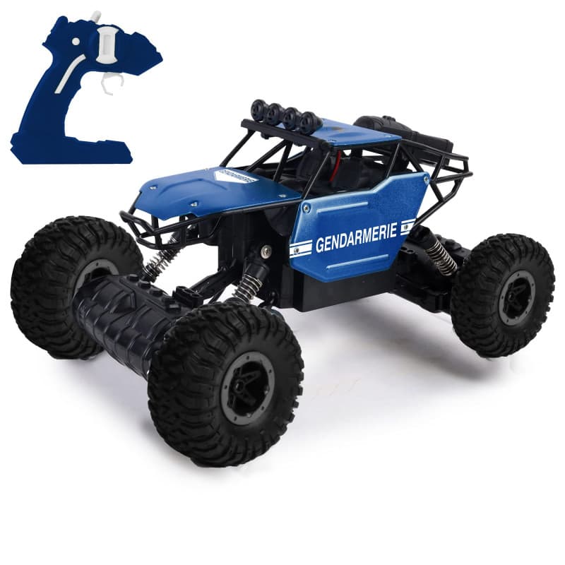 Voiture Télécommandée Gendarmerie Turbo Challenge - Bleu 1/16