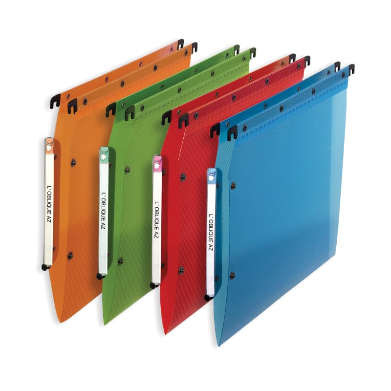 Dossiers Suspendus Elba Design - Boîte de 10 Couleurs Assorties