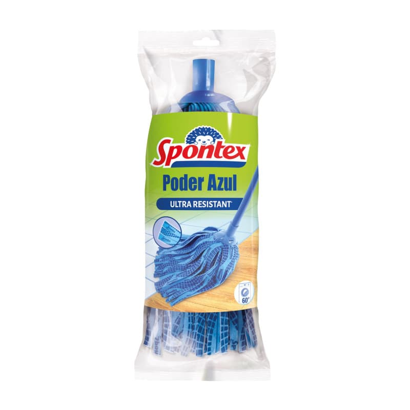 Tête de balai à franges Spontex Poder Azul - Nettoyage efficace
