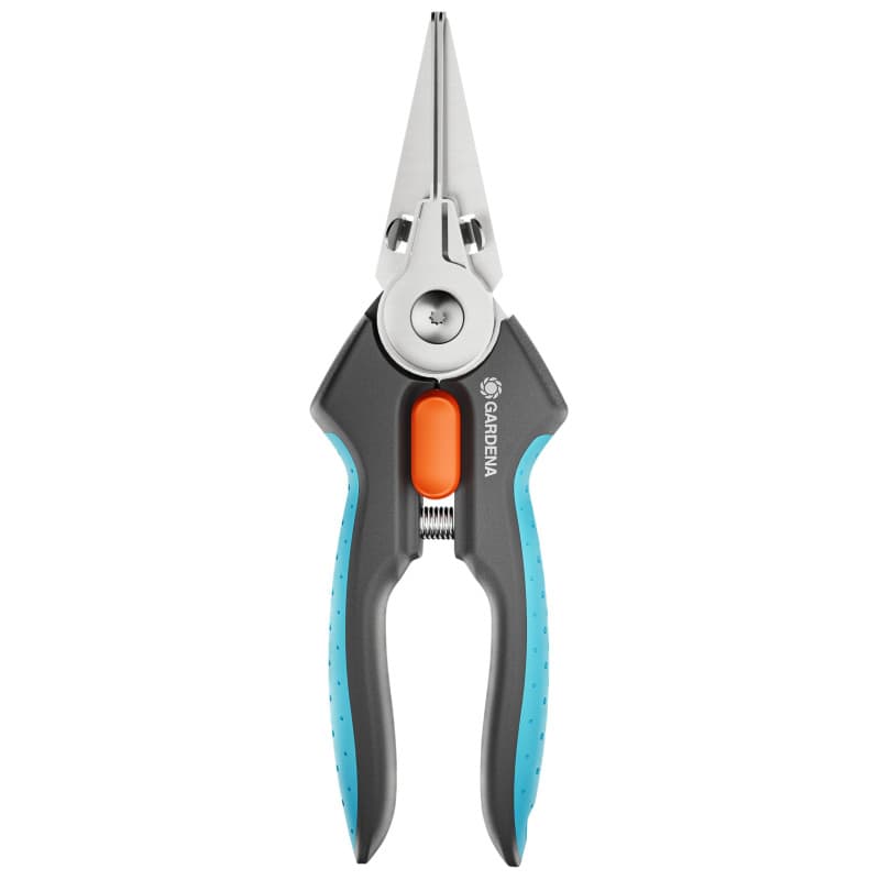 Ciseaux de Récolte Gardena GripCut en Acier Inoxydable avec Fonction de Maintien