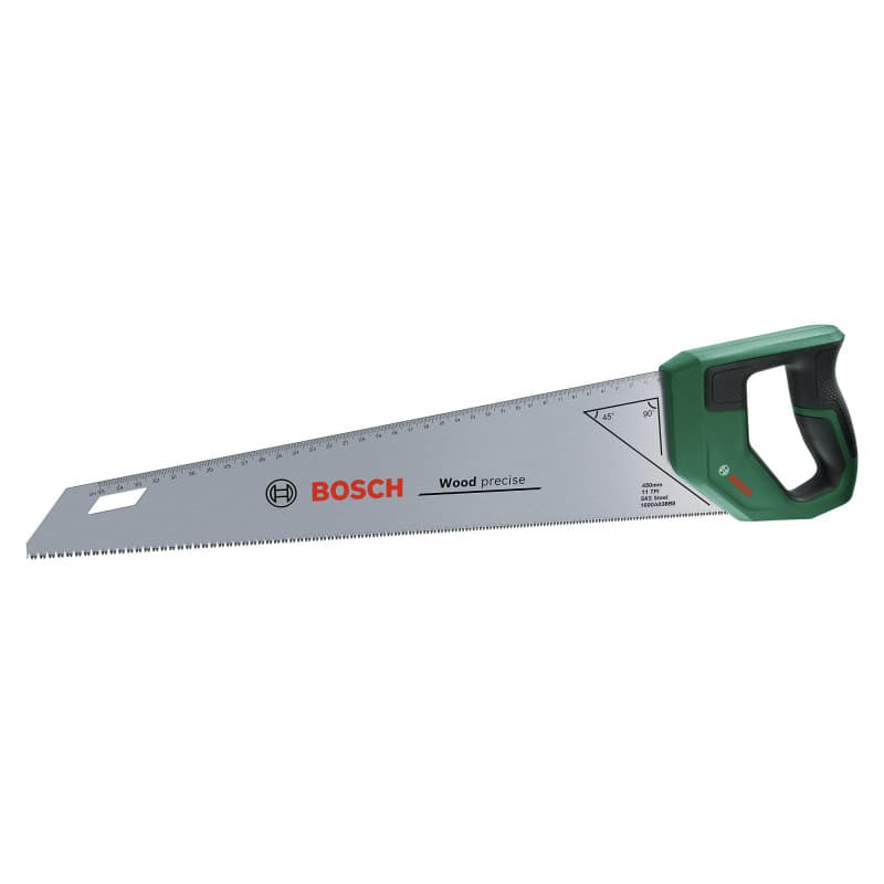 Scie à main Bosch 450 mm avec lame en acier SK5 pour coupes précises
