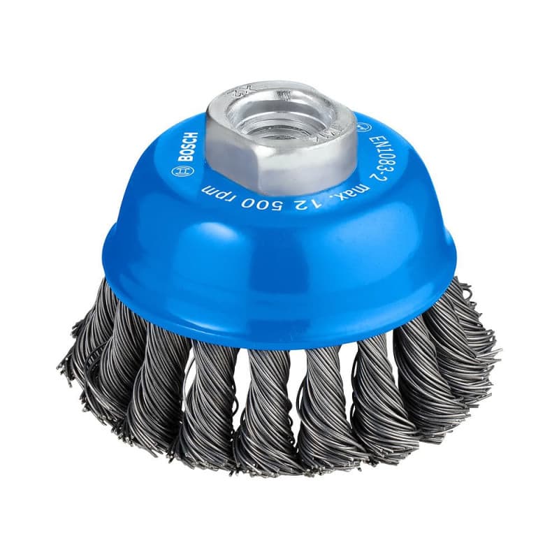 Brosse Boisseau PRO Steel Longlife Bosch pour Meuleuse Angulaire - Ø 75 mm