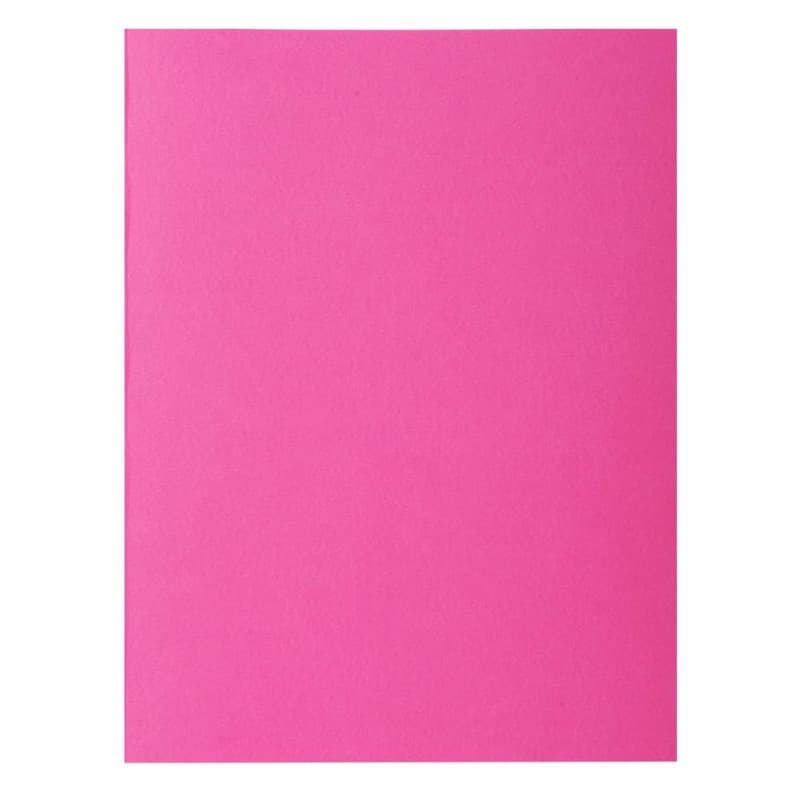 Paquet de 10 Chemises Rigides Exacompta ROCK'S - Couleurs Vives A4 - Rose