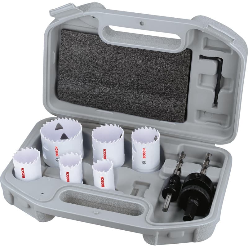 Bosch Lot de 9 Scies Cloches Multi-Matériaux pour Perceuse