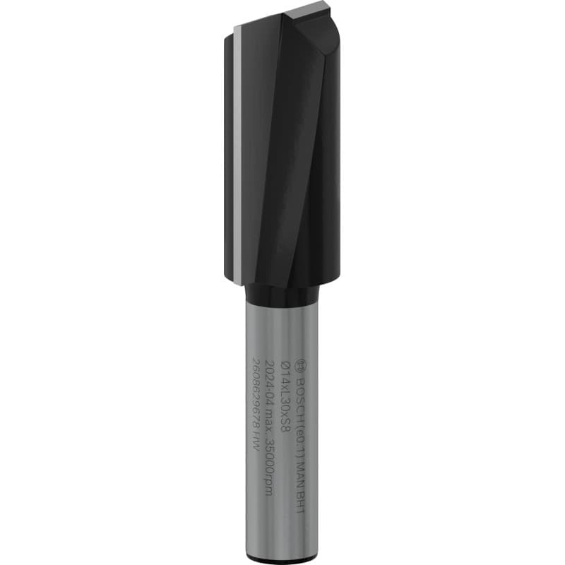Fraise à Rainurer Droite PRO Bosch - Précision pour Bois Dur et Résineux, Ø 14 mm