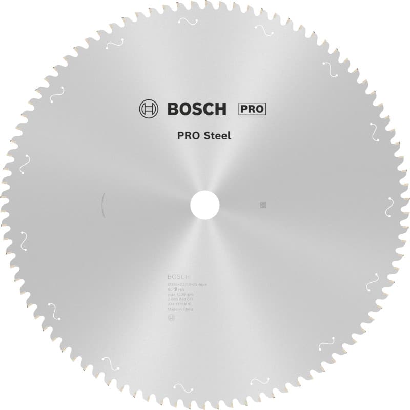 Lame de Scie Circulaire PRO Steel Bosch pour Acier - 355 mm