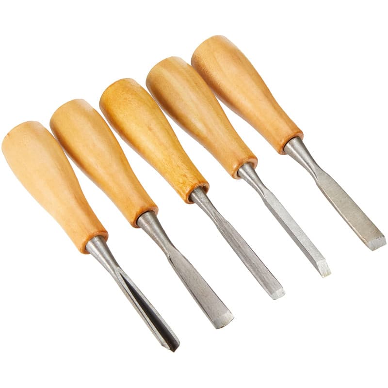 Assortiment de Couteaux à Bois Rayher - 5 Pièces pour Sculpture et Arts Créatifs
