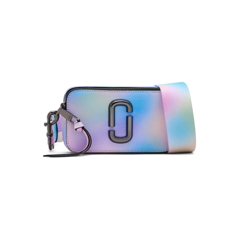 Sac à main compact Marc Jacobs The Snapshot en bleu multi