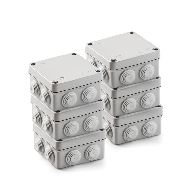 Lot de 6 boîtes de jonction étanches Famatel IP55 - Haute résistance
