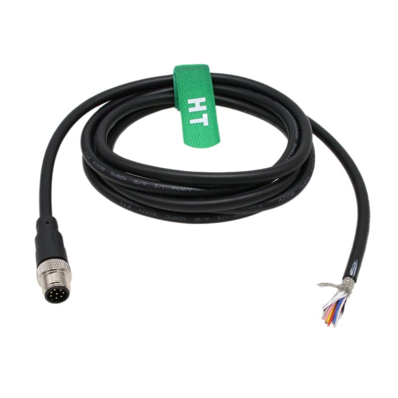 Câble M12 Profibus 8 Broches pour Automatisation Industrielle - 5 m