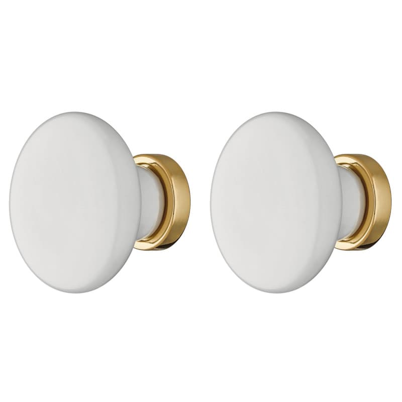 Bouton de tiroir en porcelaine céramique vintage 30 mm - cyclingcolors