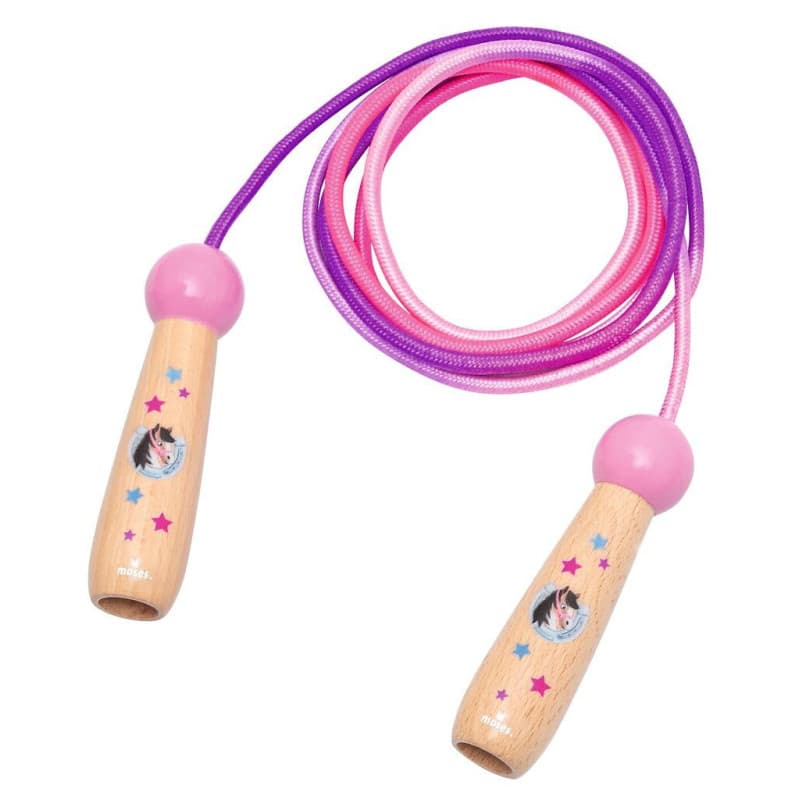 Corde à Sauter Réglable pour Enfants - Motifs de Chevaux Mignons
