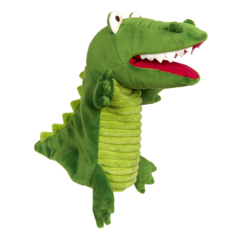Marionnette Crocodile Sigikid - Jouet Vert pour Enfants de 12 Mois à 8 Ans