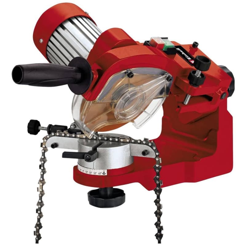 Affûteuse de Chaîne de Tronçonneuse Einhell GC-CS 235 E avec Éclairage Intégré