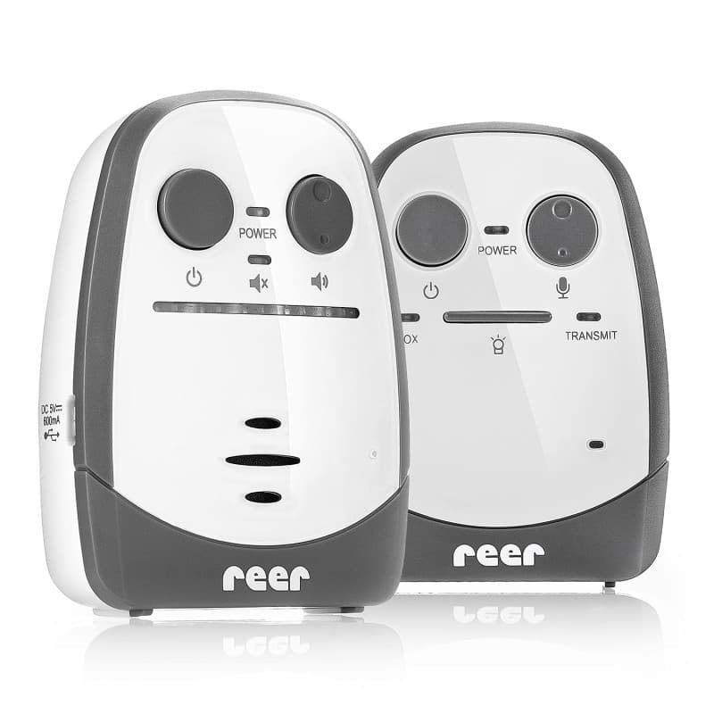 Babyphone Reer Cosmo 50150 avec Veilleuse et Interphone - Portée 600m