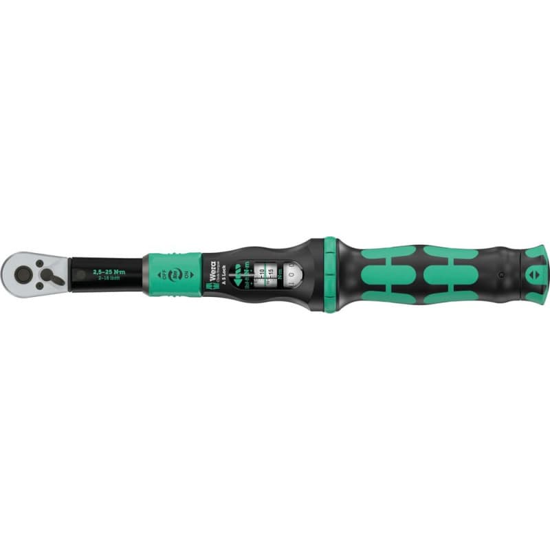 Clé Dynamométrique Wera Click-Torque Lock A 5 - Réglable 2,5-25 Nm